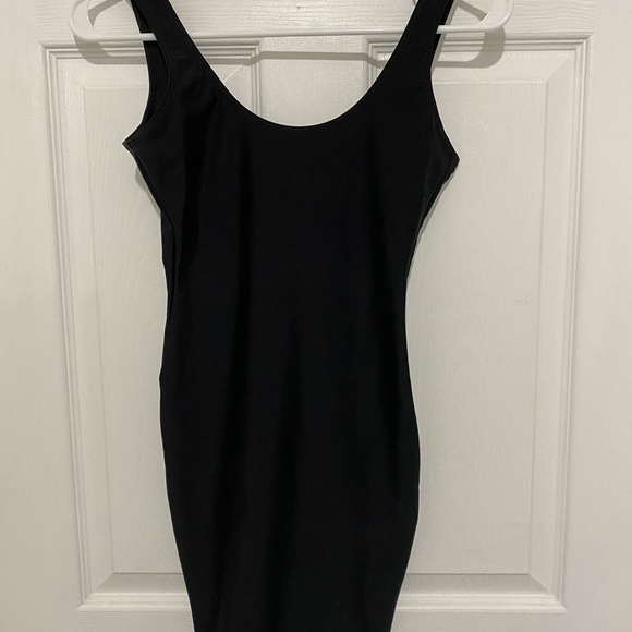 COPY - American Apparel black nylon low back dress - Picture 3 of 3
